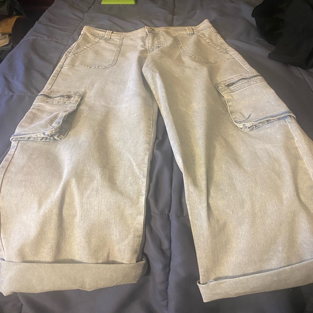 Light Gray Cargo Pants